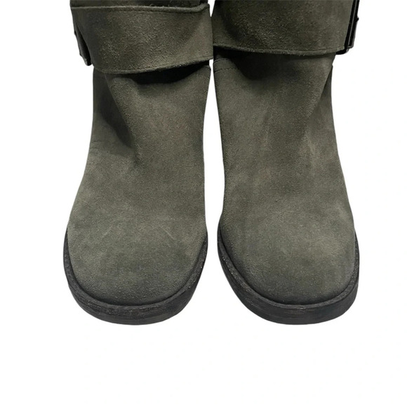 Sam Edelman Suede Ankle Moto Boots 9.5 - Picture 4 of 9